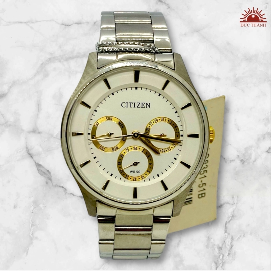 Đồng Hồ Nam Citizen AG8351 - 6 kim - Đờ Mi