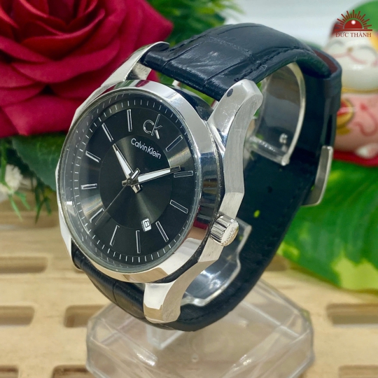 Đồng hồ Nam Calvin Klein 82067 - Đen Da Bò