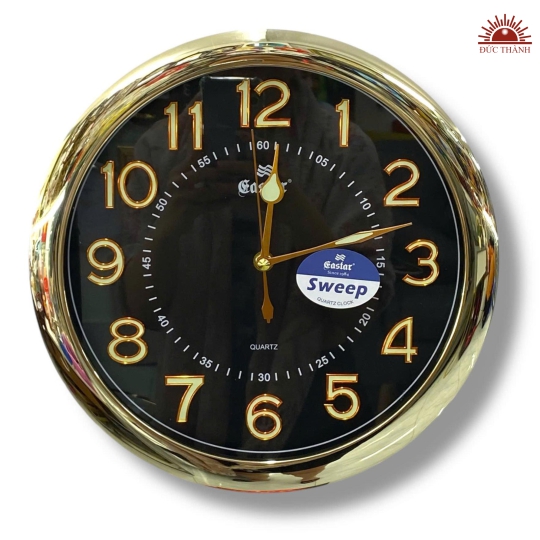 Đồng Hồ Treo Tường Eastar 32,5 cm - 3026 Đen Dạ Quang