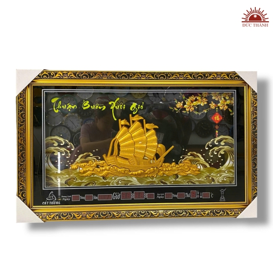 Đồng Hồ Vạn Niên - Thuận Buồm Xuôi Gió - Vàng Đen