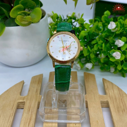Đồng hồ Nữ OLIVIA BURTON OL-7153 - Mặt Trắng Niềng Vàng 01