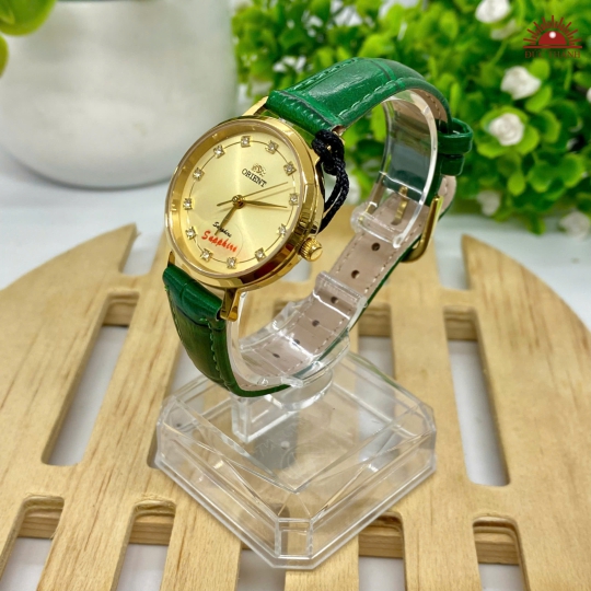 Đồng hồ Nữ Orient O-0031 - Mặt Vàng Niềng Vàng