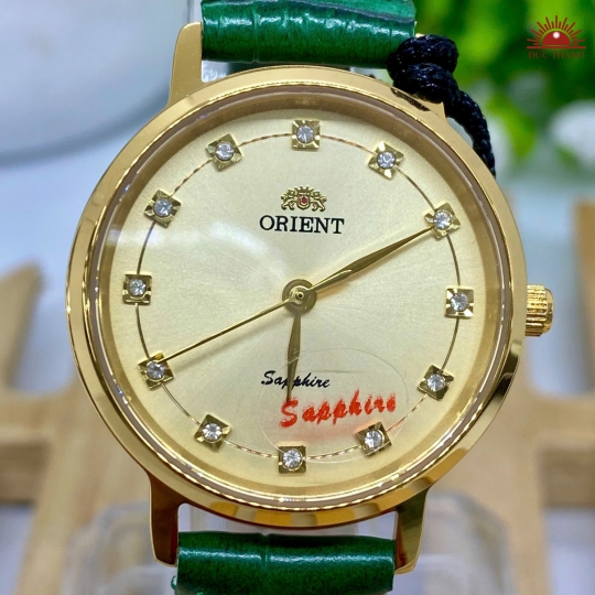 Đồng hồ Nữ Orient O-0031 - Mặt Vàng Niềng Vàng