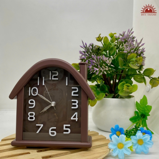 Đồng Hồ Báo Thức Huari Nâu 8061