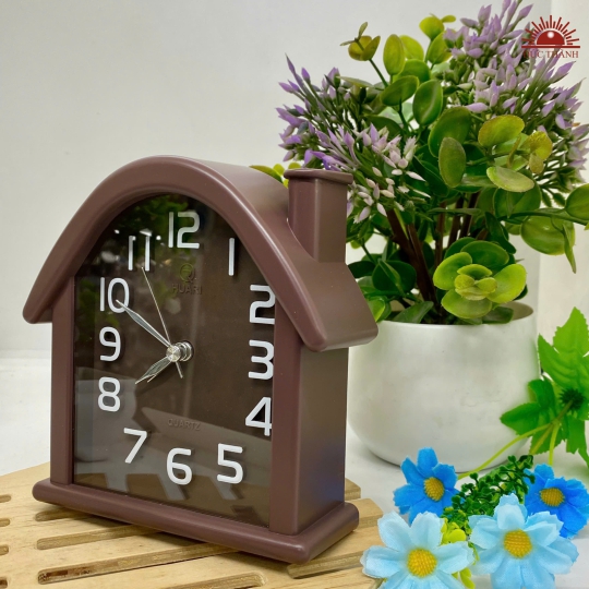 Đồng Hồ Báo Thức Huari Nâu 8061