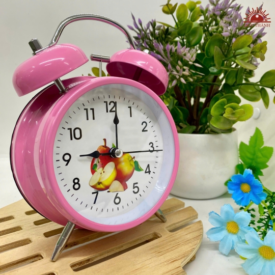 Đồng Hồ Báo Thức Cà Chua - Hồng 668